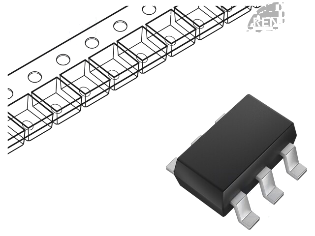 Diode: TVS netwerk; 6V; 3A; SOT363; Ch: 4; rol,band Diode: TVS netwerk; 6V; 3A; SOT363; Ch: 4; rol,band